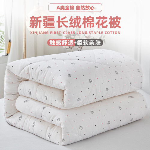 新疆长绒棉加厚保暖被子被芯棉被