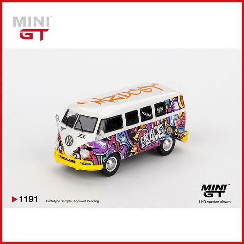 MINIGT大众Volkswagen T1 Microbus Mizu Design合金1/64汽车模型