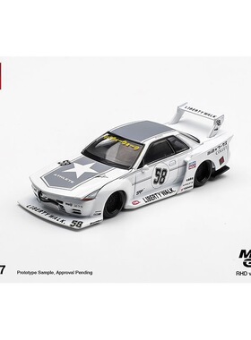 Minigt尼桑 GTR R32 LB改装兰多诺里斯TAS  1:64仿真汽车模型1217