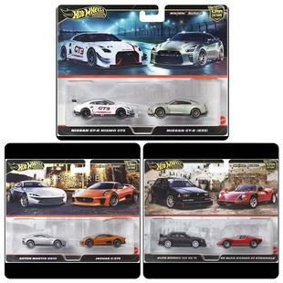 风火轮 本田宝马兰博基尼桑双车铁底胶胎汽车文化HBL96 hotwheels