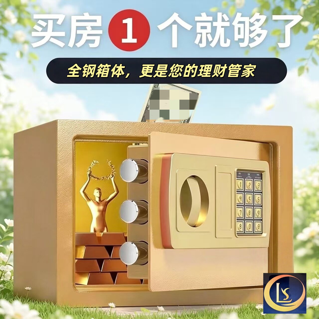 存钱罐2026新款儿童储蓄女孩男孩可存可取家用密码锁大容量保险箱