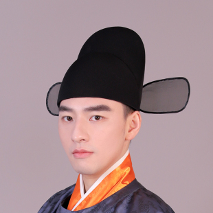 琉鱼汉服纯手工定制首服帽子合集明制贴里飞鱼翼善冠大帽乌纱帽