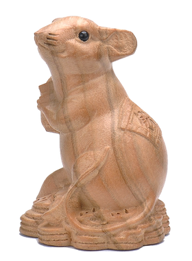 十二生肖钥匙扣挂件随身桃木