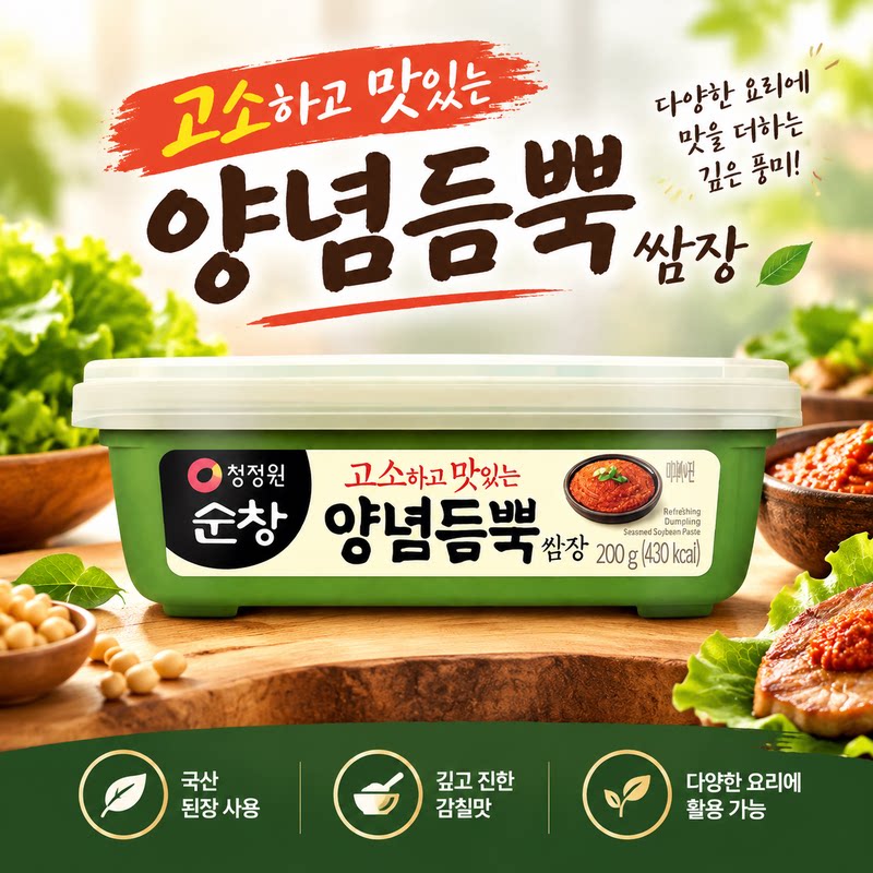 韩国进口清净园包饭酱200g蒜蓉