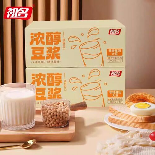 祖名浓醇豆浆大豆头道甜豆浆