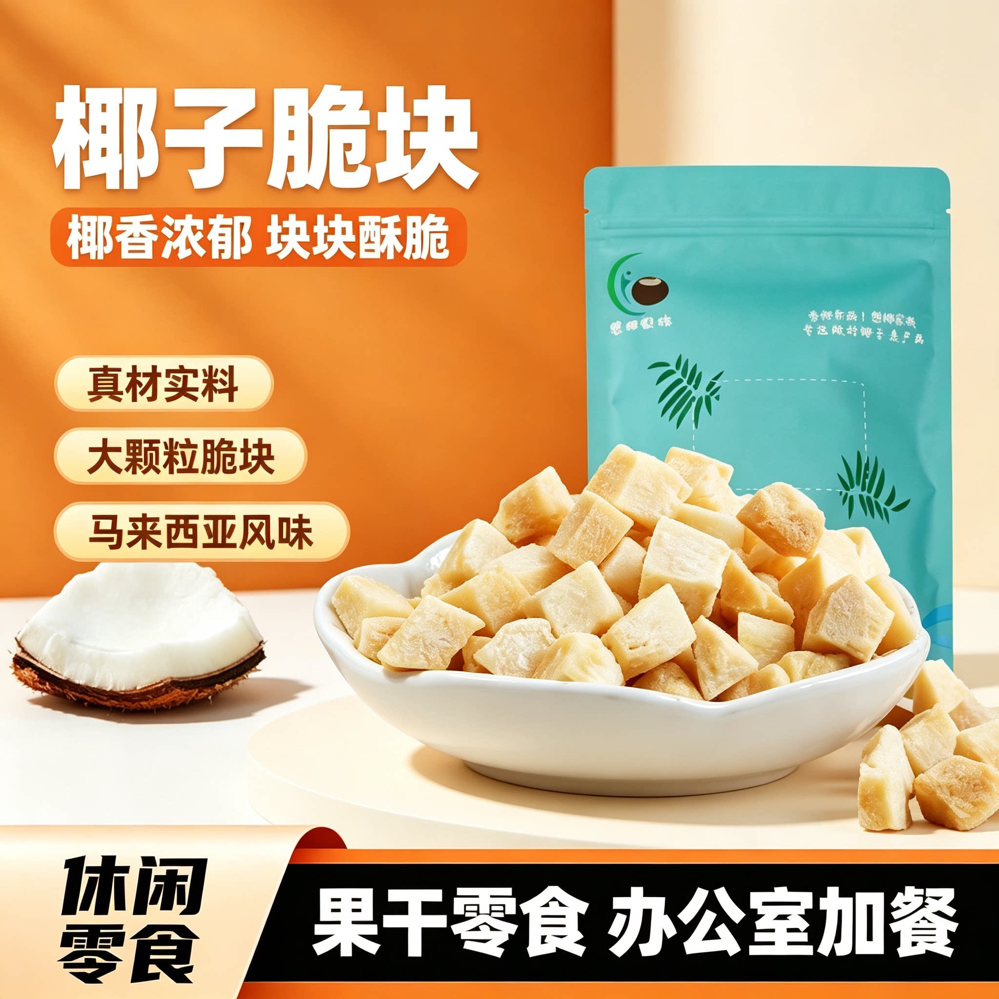马来西亚进口原味椰子脆
