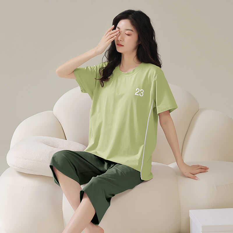 芬腾清女纯棉可外穿家居服