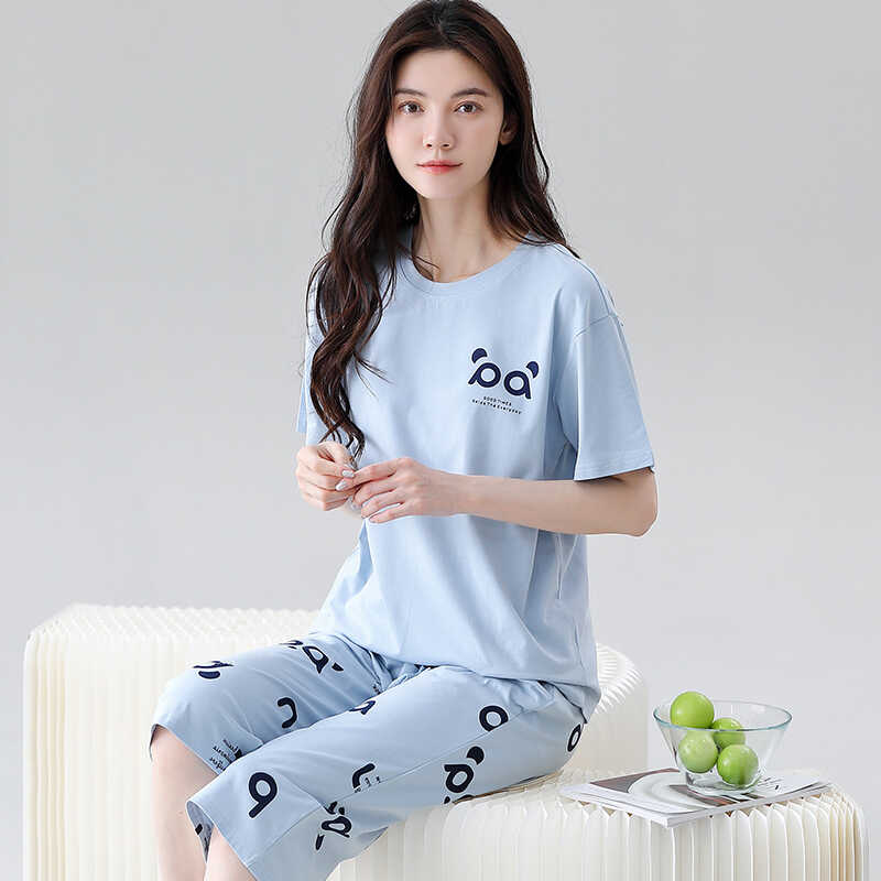 芬腾清女纯棉可外穿家居服