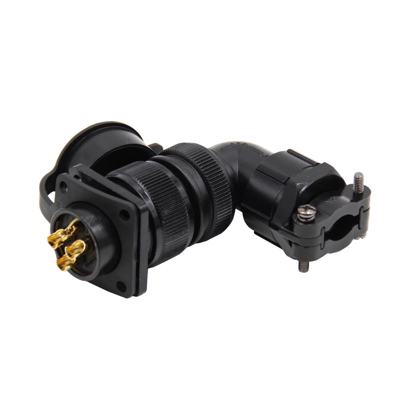 重强4芯伺服电机插头电缆连接器MY20-4B MY20-4D YD28K4TS-E