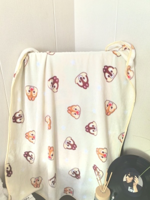 日单奇奇蒂蒂毛毯办公室午睡披肩盖腿小被子学生宿舍单人空调毯