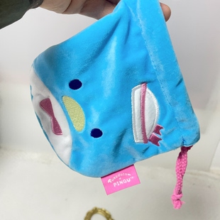 现货秒发日本K PINGU三丽鸥联名束口袋 山姆企鹅 可爱 COM扭蛋