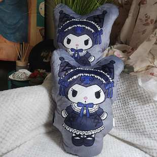 日单少女心卡通洛丽塔风库洛米美乐蒂印花抱枕靠枕公仔家居靠垫
