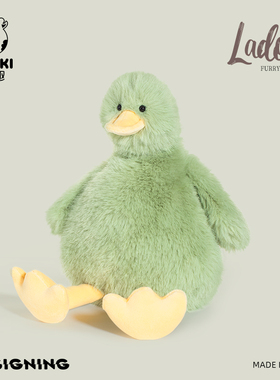 捉趣拉多姆毛绒玩具鸭子公仔娃娃小玩偶抱枕睡觉专用女孩生日礼物