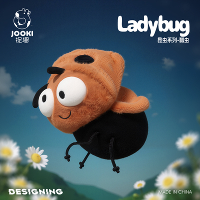 七星瓢虫毛绒玩具公仔