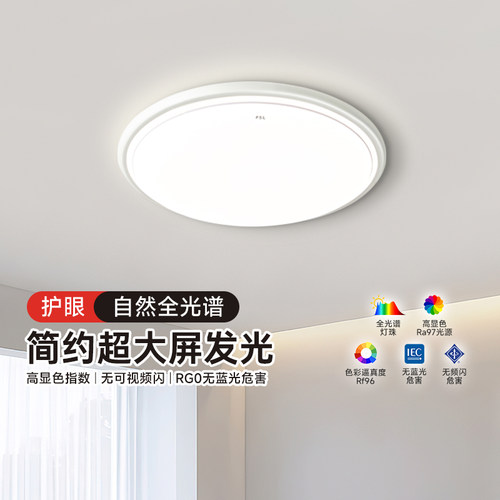 佛山照明现代简约卧室吸顶灯