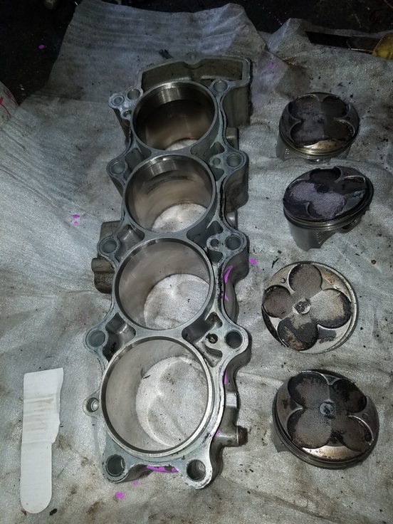 中缸 活塞环 适用于ZXR636 中缸 活塞 活塞环