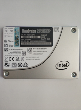 联想 SR650 SR550 960G 2.5 SSD SATA 01KR443 7SD7A05716 固态