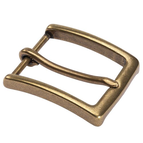 实心黄铜针扣皮带扣4.0cm