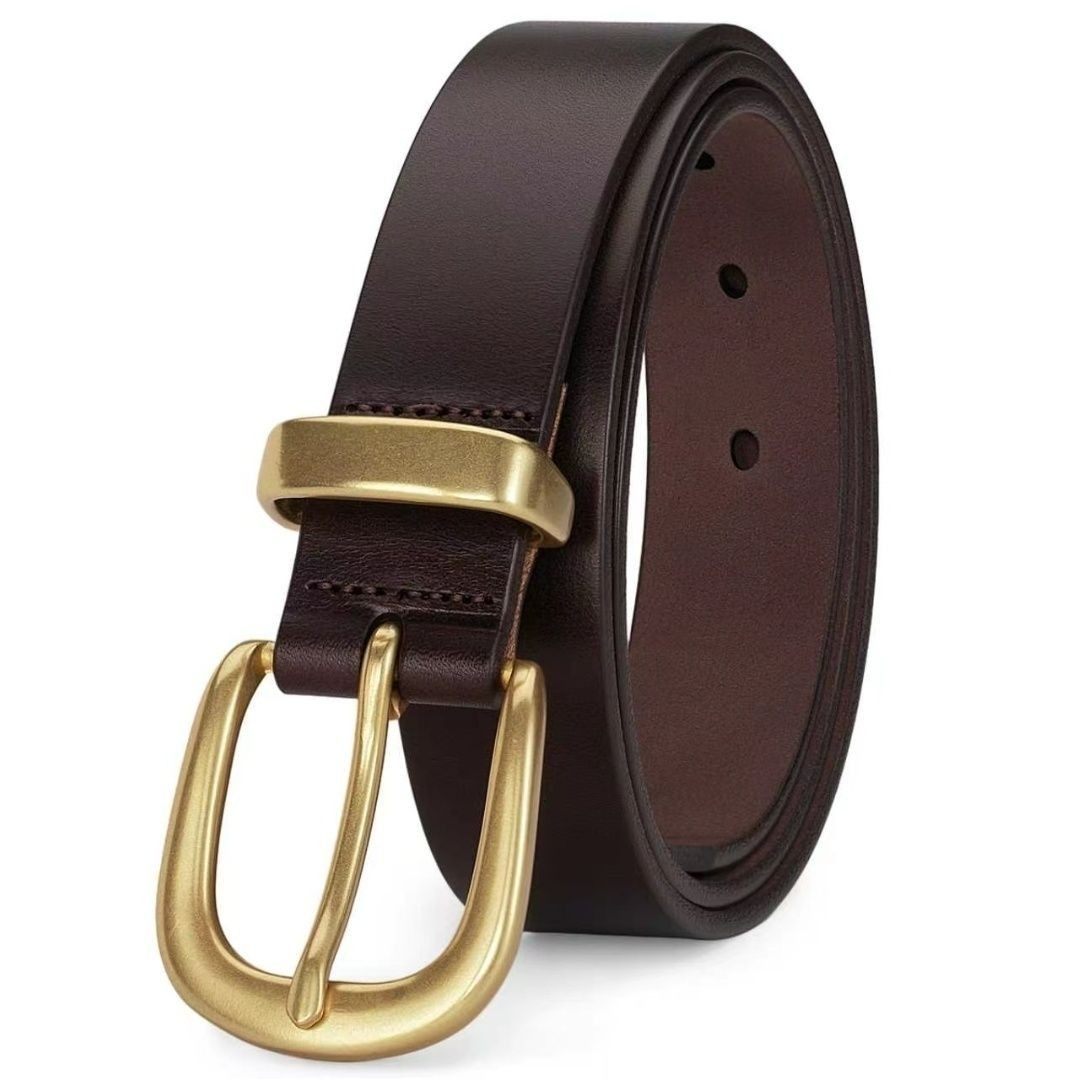 复古铜针扣女士真皮腰带头层牛皮简约牛仔裤穿搭皮带,服饰配件/皮带/帽子/围巾,腰带/皮带/腰链,淘宝优惠券,粉丝福利购,淘宝优惠卷