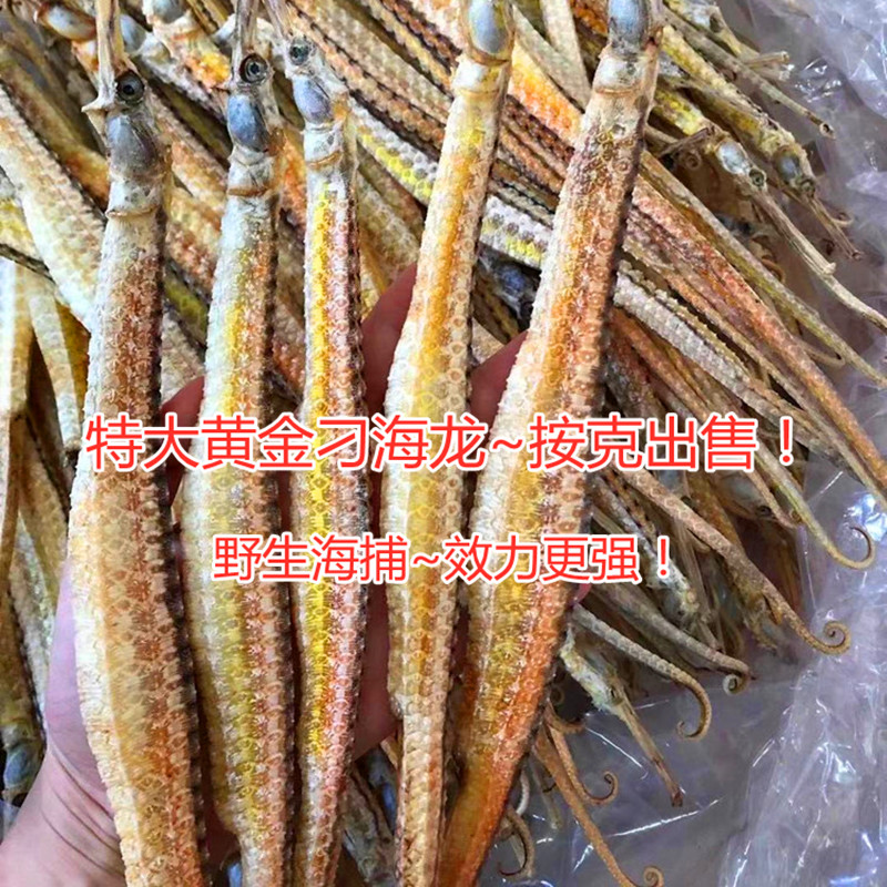 船晒大刁海龙 黄金海龙特大规格药食同源海龙 煲汤泡酒海产品干货