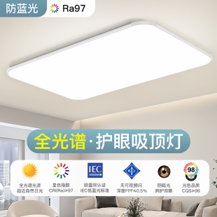 LED超亮客厅灯超薄护眼吸顶灯主灯简约现代2026年新款 卧室灯灯具