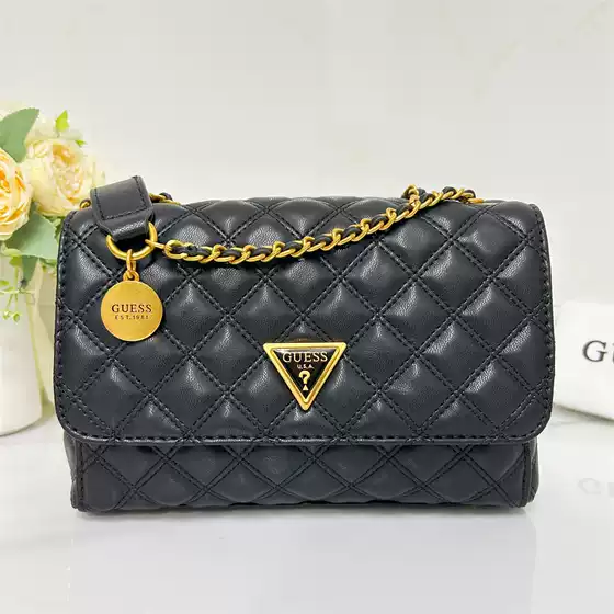 European and American Fashion Chain Flap Women's Bag Minimalist Solid Color Diamond Quilted Shoulder Crossbody Square Bag VG874820