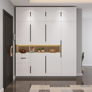 鞋 柜门口储物可定制玄关柜子 柜收纳柜一体靠墙入户高柜超大容量鞋