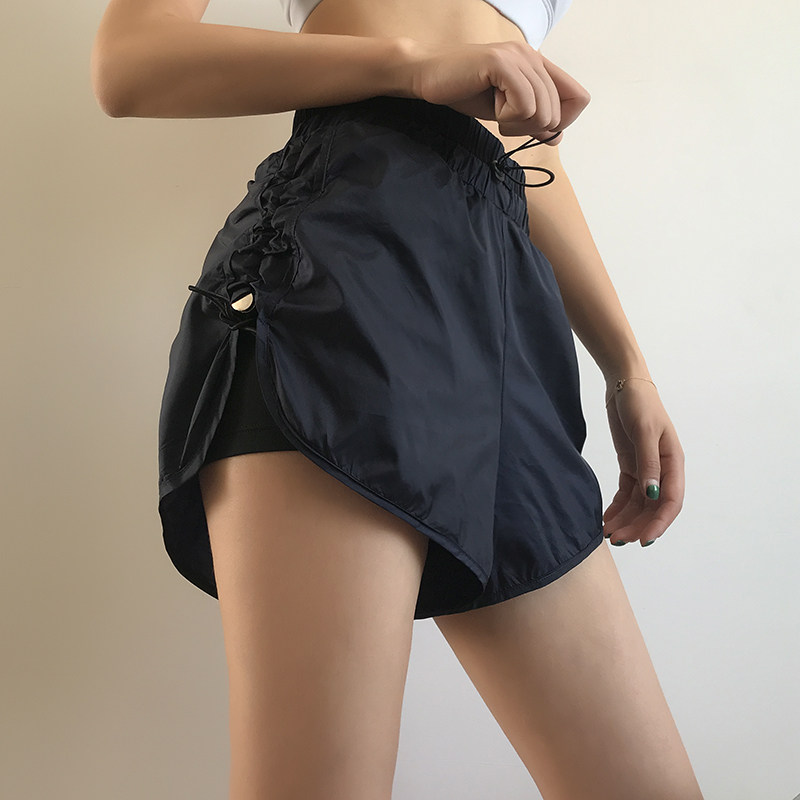 抽绳运动短裤女薄款透气宽松健身热裤跑步瑜伽裤假两件防走光夏季,运动服/休闲服装,运动中长裤／短裤,淘宝优惠券,粉丝福利购,淘宝优惠卷