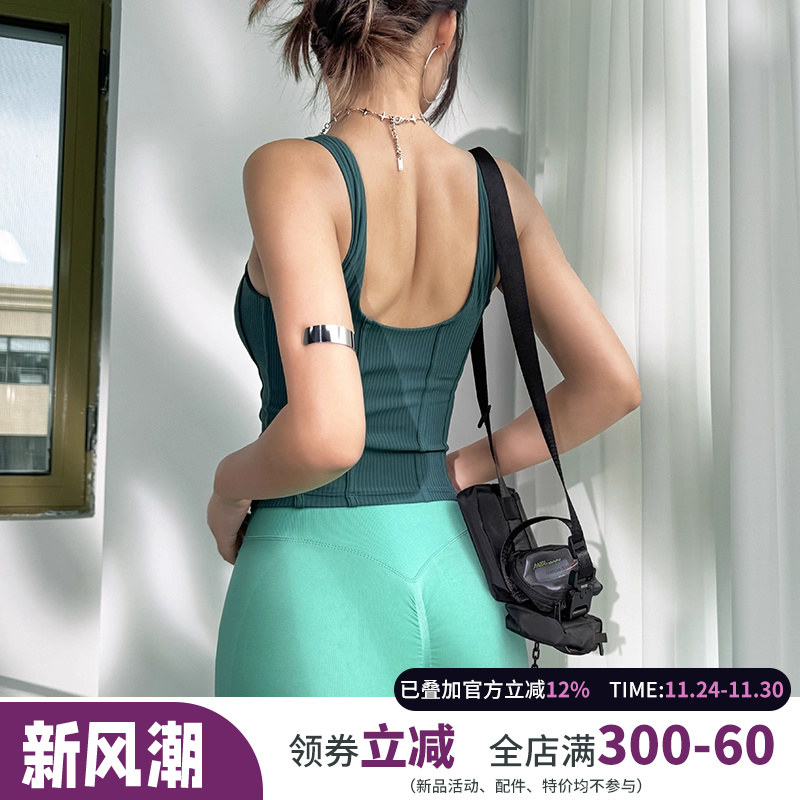 可外穿高强度鱼骨收腰运动内衣