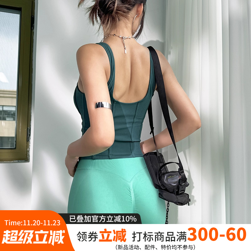 可外穿高强度鱼骨收腰运动内衣