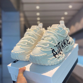 2025年秋季 时尚 新款 潮牌男鞋 皮面厚底增高老爹鞋 个性 网红运动鞋 男