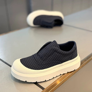 一脚蹬布鞋 新款 透气帆布鞋 时尚 潮牌男鞋 百搭厚底懒人鞋 2026年春季