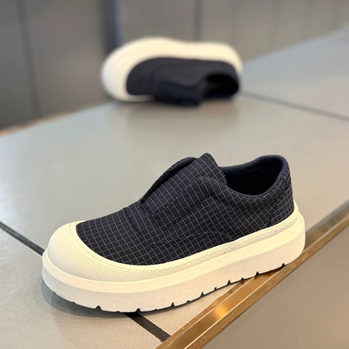 一脚蹬布鞋透气帆布鞋乐福鞋