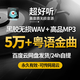 经典粤语歌曲老歌合集香港流行歌MP3音乐无损高品质音质音源下载