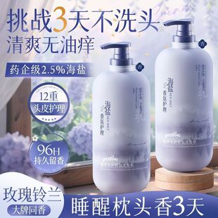 海盐洗发水控油蓬松去油止痒柔顺蓬发留香氛洗头膏 商超断货王