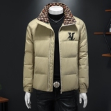 2025冬季新款90%白鸭绒立领提花羽绒服钱塘6011-6650P335假模，男装羽绒服，钱塘6011