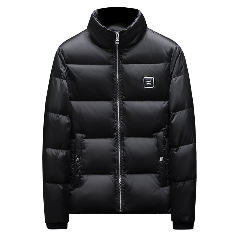 2025冬季新款90%白鸭绒立领亮面羽绒服钱塘6011-6637P320沙发,男装羽绒服,钱塘6011