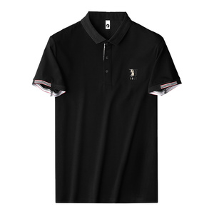 2021年夏季新款短袖polo衫 钱塘 3021-2 8033 P70 平铺  白色图片