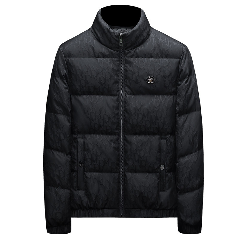 2025冬季新款90%白鸭绒立领提花羽绒服钱塘6011-6639P325沙发,男装羽绒服,钱塘6011