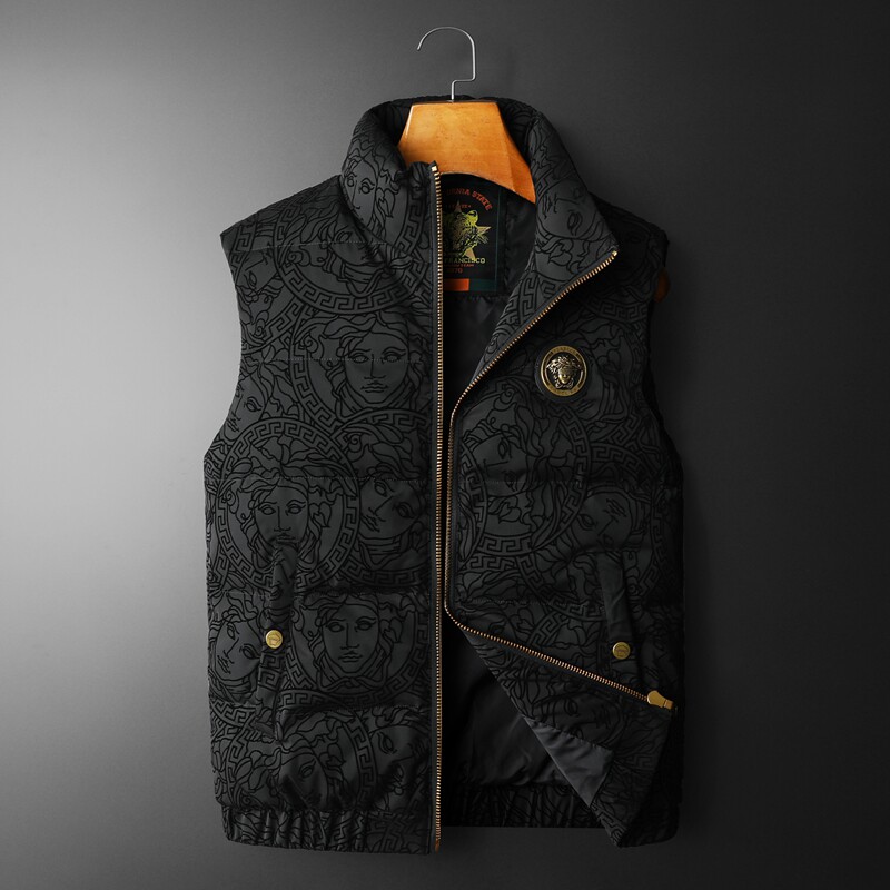 2025冬季新款高品质90%白鸭绒羽绒马甲9905P265平铺，男装羽绒服，钱塘6011