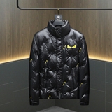 2025冬季新款90%白鸭绒立领亮面羽绒服钱塘6011-6638P330沙发，男装羽绒服，钱塘6011