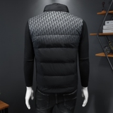2022冬季新款高品质90%白鸭绒羽绒马甲9901P255假模黑色，男装羽绒服，钱塘6011
