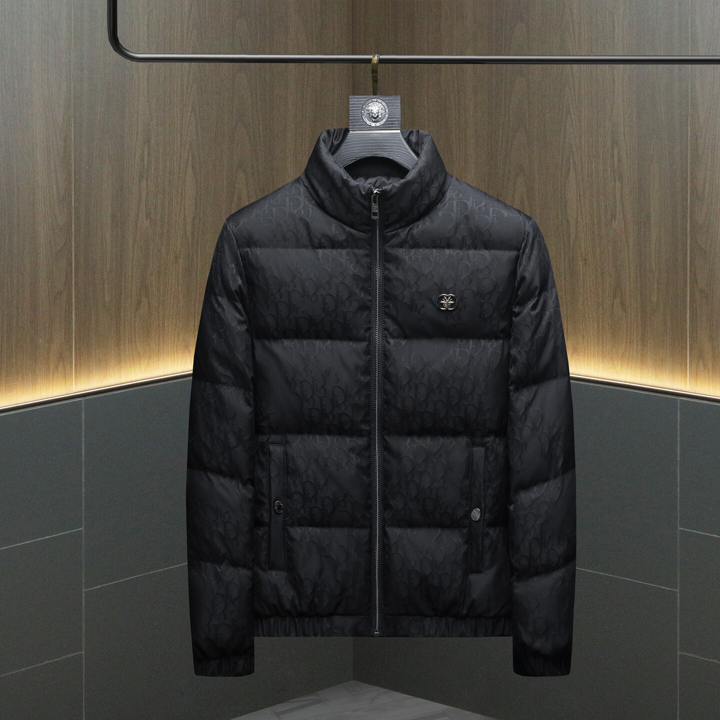 2025冬季新款90%白鸭绒立领提花羽绒服钱塘6011-6639P325沙发,男装羽绒服,钱塘6011