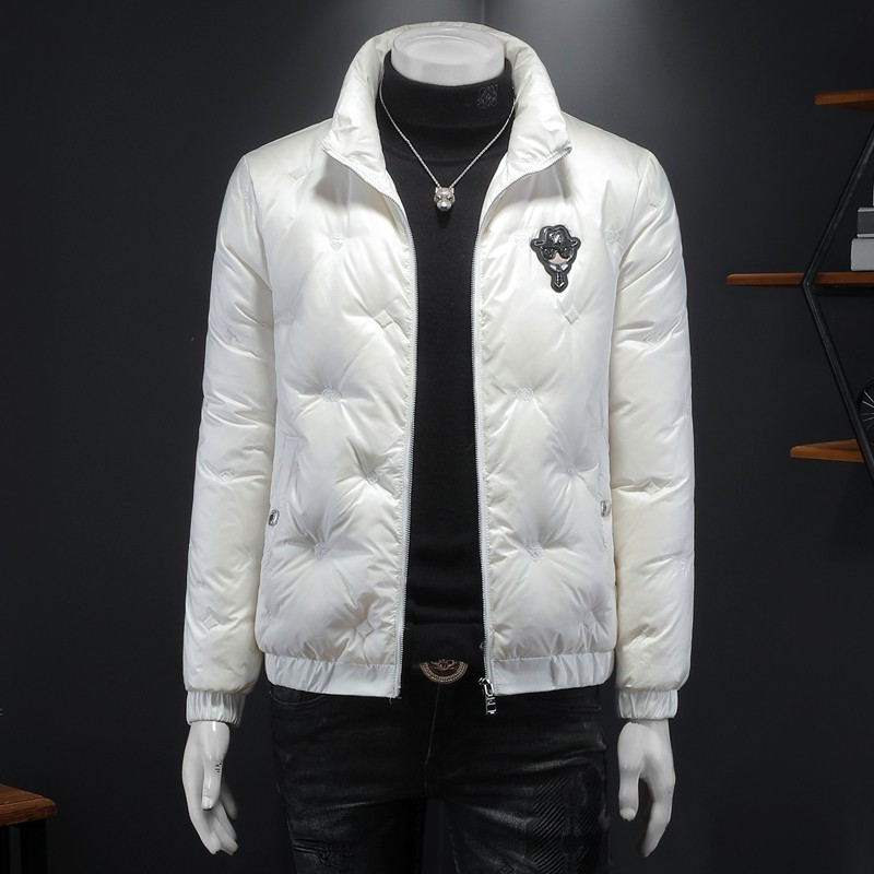 2025冬季新款90%白鸭绒羽绒服钱塘60116633P305假模白色，男装羽绒服，钱塘6011