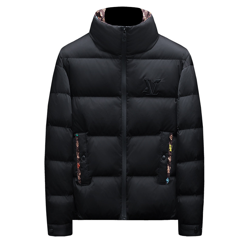 2025冬季新款90%白鸭绒立领提花羽绒服钱塘6011-6650P335沙发,男装羽绒服,钱塘6011