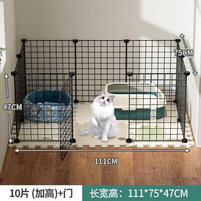 Foldable Pet Playpen Iron Fence Puppy Kennel dog cage