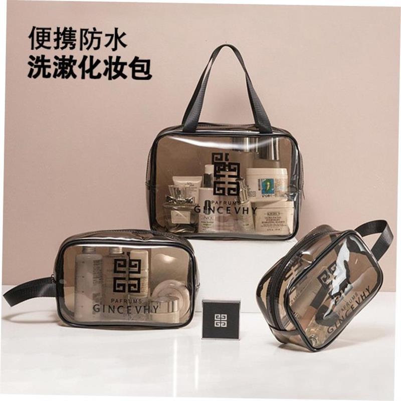 PU Travel Storage Bag Cosmetic Makeup Washbag Clear Handbag