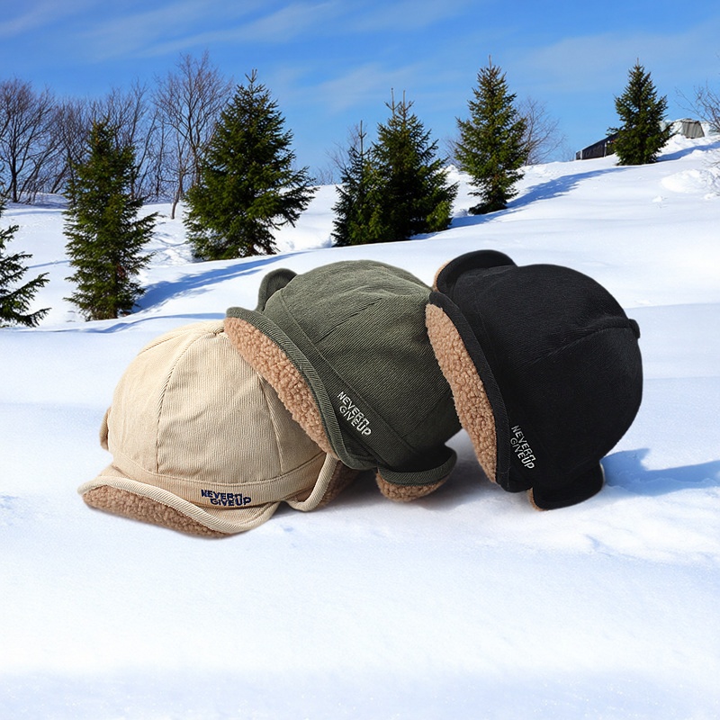 保暖护耳亲子雷锋帽子