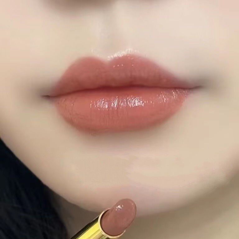 小细管滋润口红 水润保湿防水百搭素颜显白肉桂奶茶双头唇线笔
