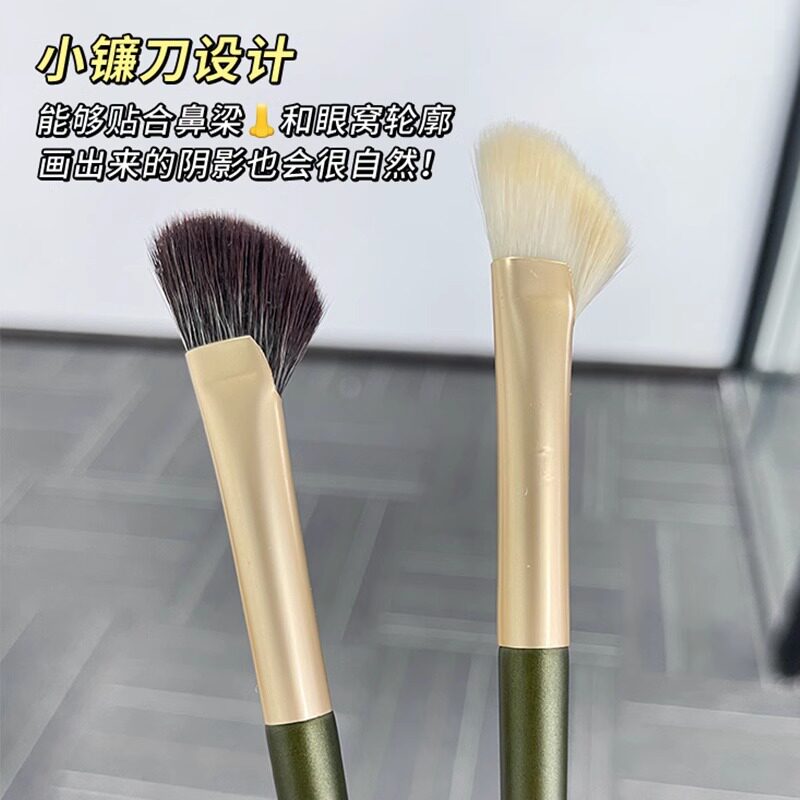鼻影刷化妆刷斜头小扇形阴影鼻梁修饰高光晕染遮瑕刷美妆化妆工具